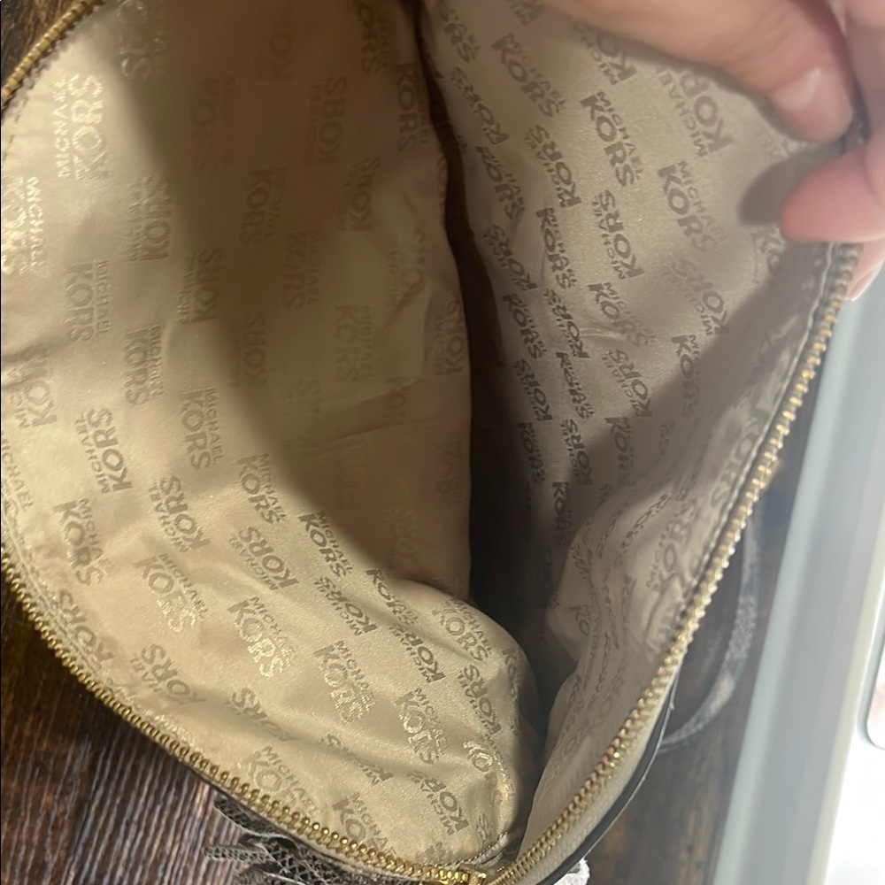 Michael Kors Python Pattern Crossbody Bag with Go… - image 6